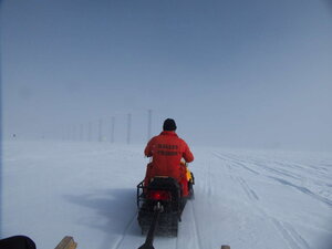 SuperDARN maintenance. An impressive site and handover from the previous wintering engineer.