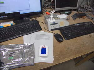 One of the scientific fields we support is meteorology. Here is the radiosonde setup, which is the sensor attached to the bottom of weather balloons.