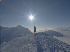 The climb starts and the views, weather and location is just mesmerizing.