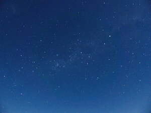 Though I had a naff camera, you can still get a good picture of the stars near the base (there is some local light pollution, so I'm very happy with this shot!)