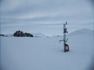 A very welcome trip out for a bit of AWS (Automatic Weather Station) maintenance.